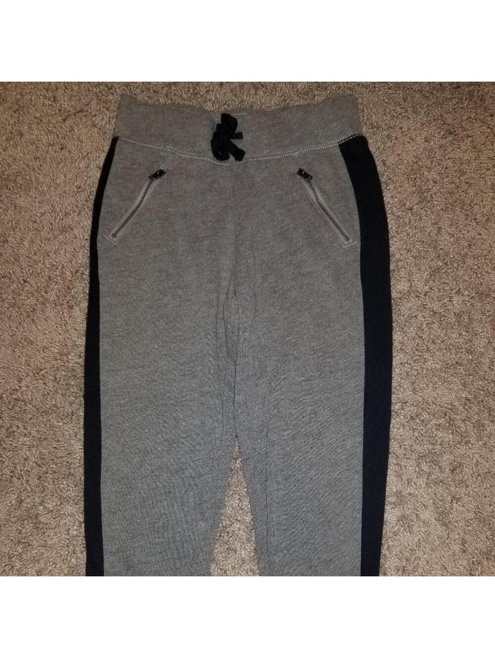 Abercrombie Kids Girls Grey Navy Joggers 5 6